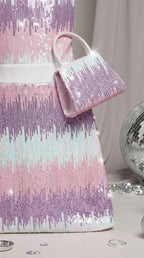 Starlight Sparkle Girls Sequin Maxi Dress