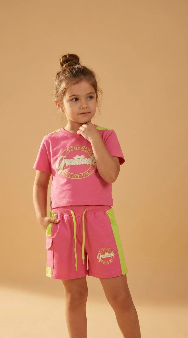 Sunny Bloom Girls 2-Piece Lounge Set