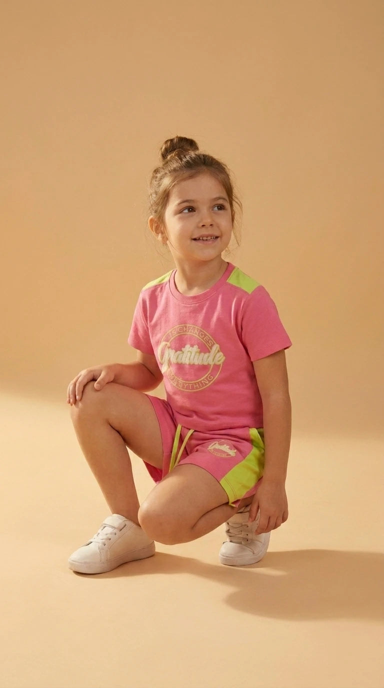 Sunny Bloom Girls 2-Piece Lounge Set