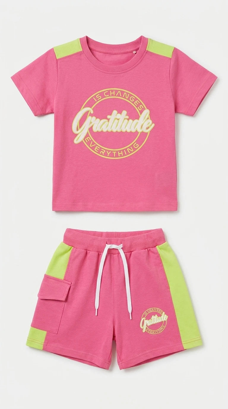 Sunny Bloom Girls 2-Piece Lounge Set