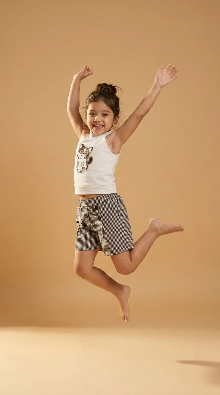 ETHNIA Kitty Play Co-ord Set