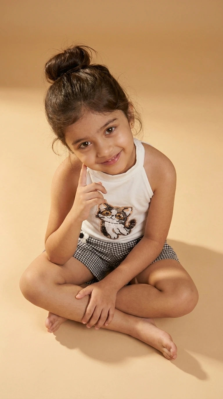 ETHNIA Kitty Play Co-ord Set