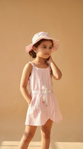 ETHNIA Blush Summer Stripe Dress