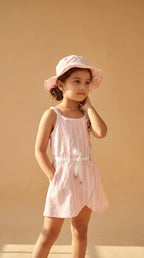 ETHNIA Blush Summer Stripe Dress