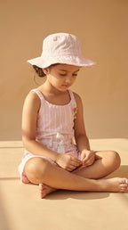 ETHNIA Blush Summer Stripe Dress
