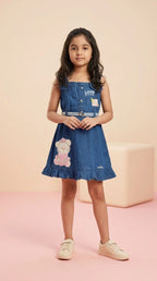 ETHNIA Denim Teddy Dress