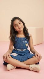 ETHNIA Denim Teddy Dress