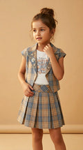 ETHNIA Vintage Check Co-ord Set