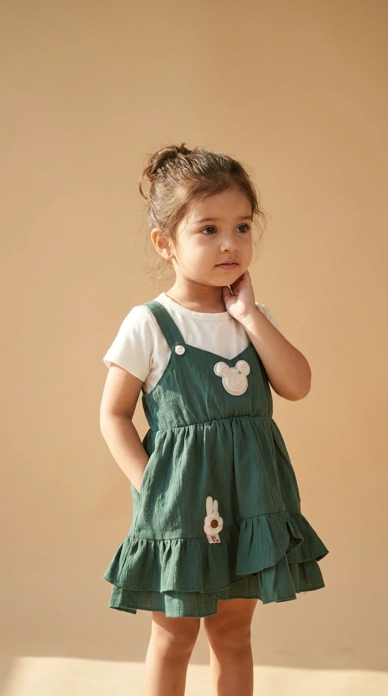 ETHNIA Forest Bunny Dress Set