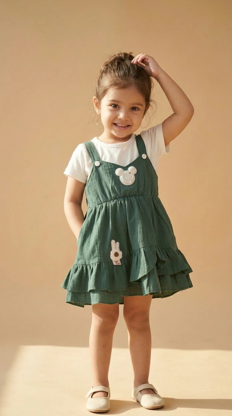 ETHNIA Forest Bunny Dress Set