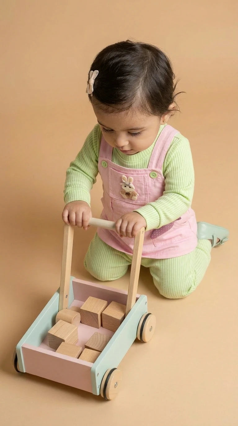 ETHNIA Bunny Dungaree Set