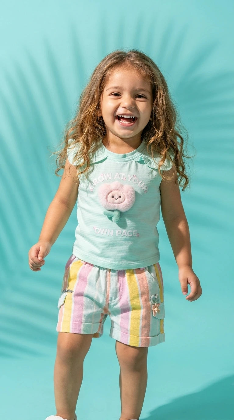 ETHNIA Aqua Play Co-ord Set