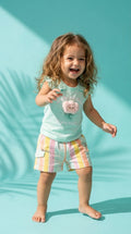 ETHNIA Aqua Play Co-ord Set