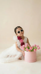 Ivory Floral Garden Dress