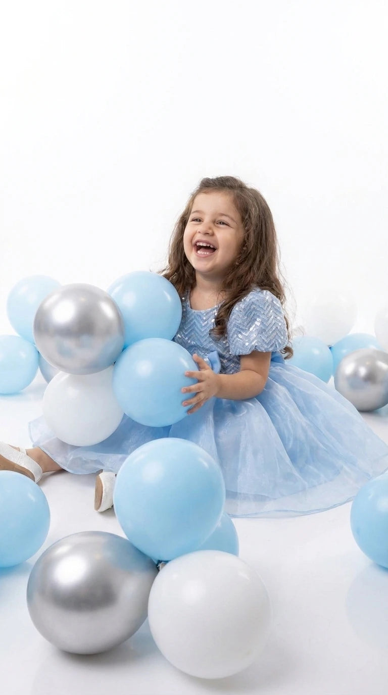 Sky Blue Celebration Dress
