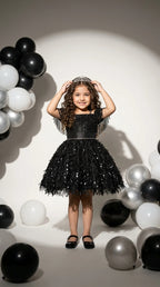 Black Royal Party Dress