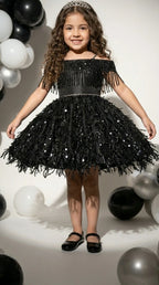 Black Royal Party Dress
