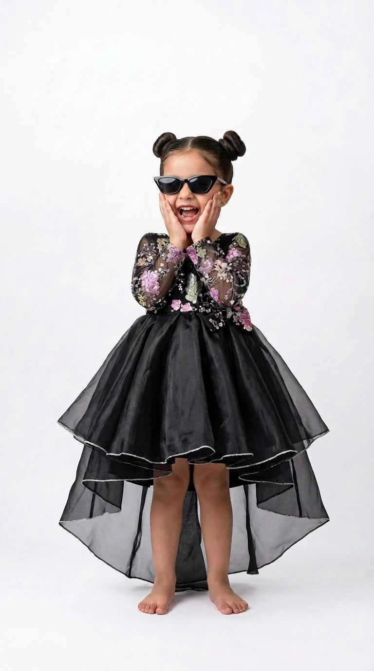 Midnight Black Designer Dress