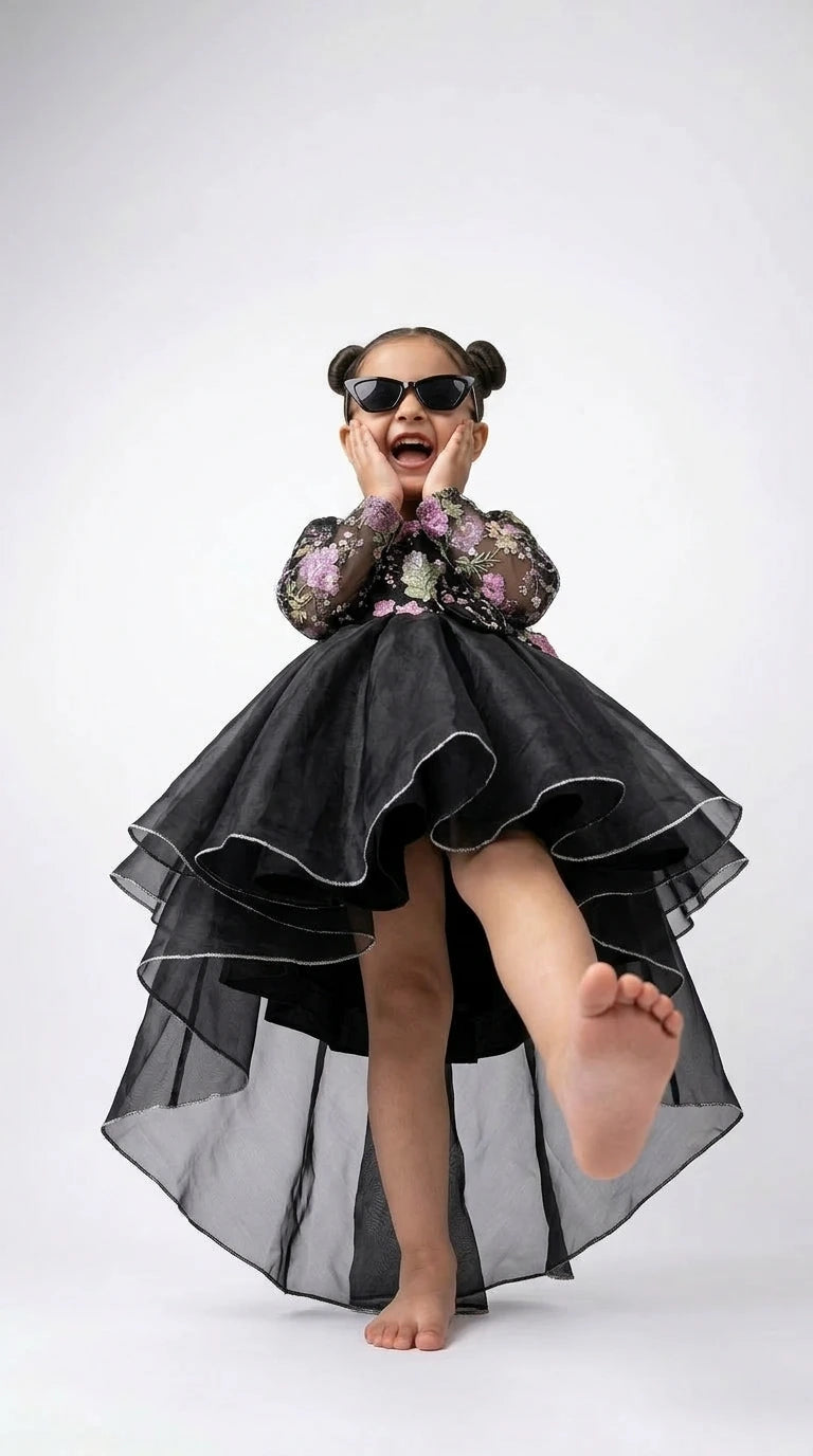 Midnight Black Designer Dress