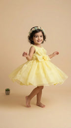 Sunshine Yellow Princess Dress