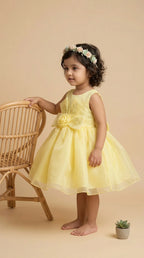 Sunshine Yellow Princess Dress