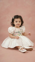 Baby Ivory Floral Dress