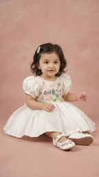 Baby Ivory Floral Dress