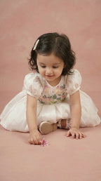 Baby Ivory Floral Dress