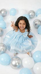 Sky Bow Princess Dress