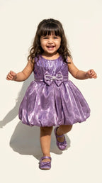 Lavender Sparkle Bubble Dress