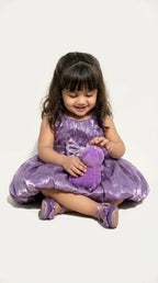 Lavender Sparkle Bubble Dress