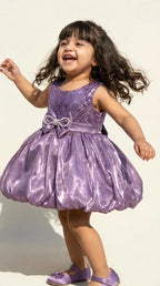Lavender Sparkle Bubble Dress