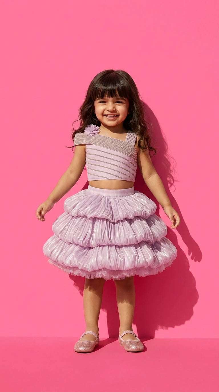 Lilac Dream Tiered Co-Ord Set