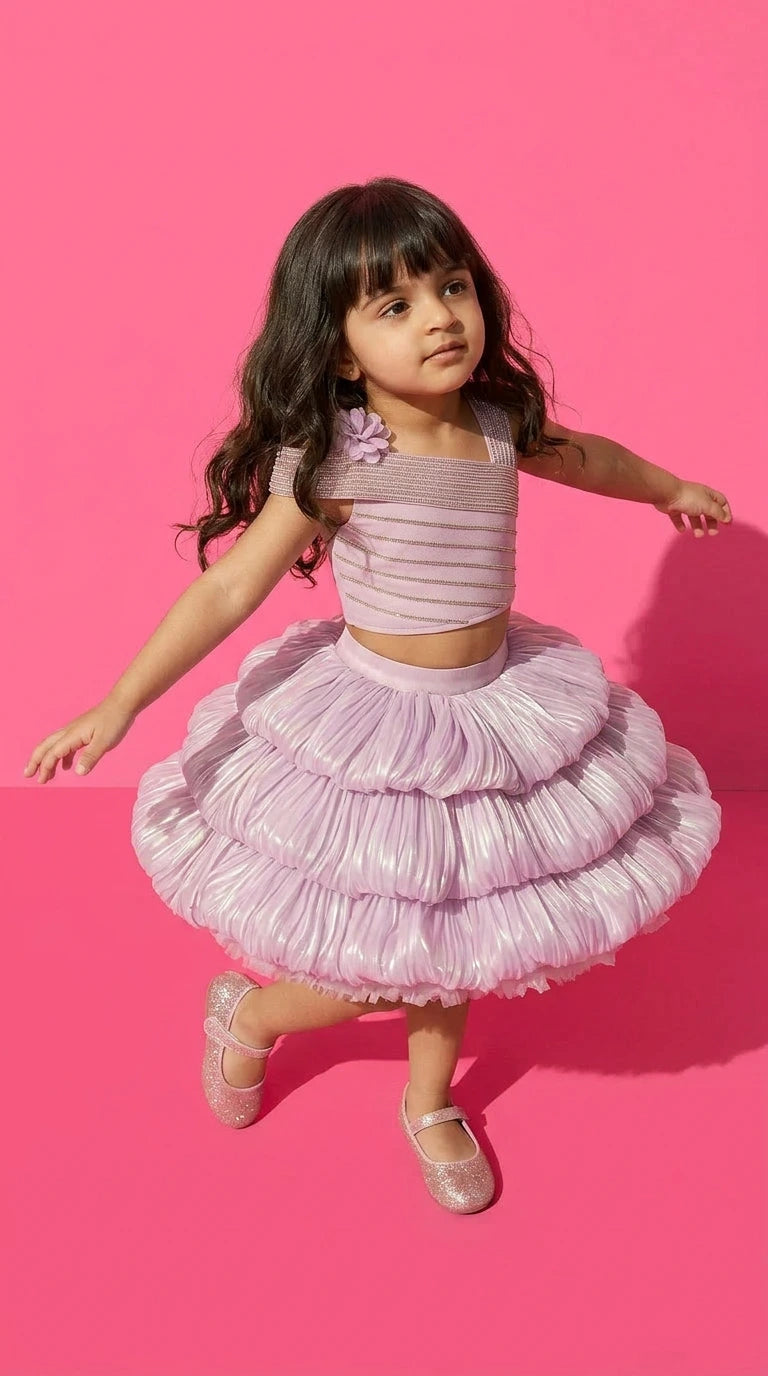 Lilac Dream Tiered Co-Ord Set