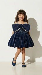 Midnight Royale Bubble Party Dress