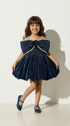 Midnight Royale Bubble Party Dress