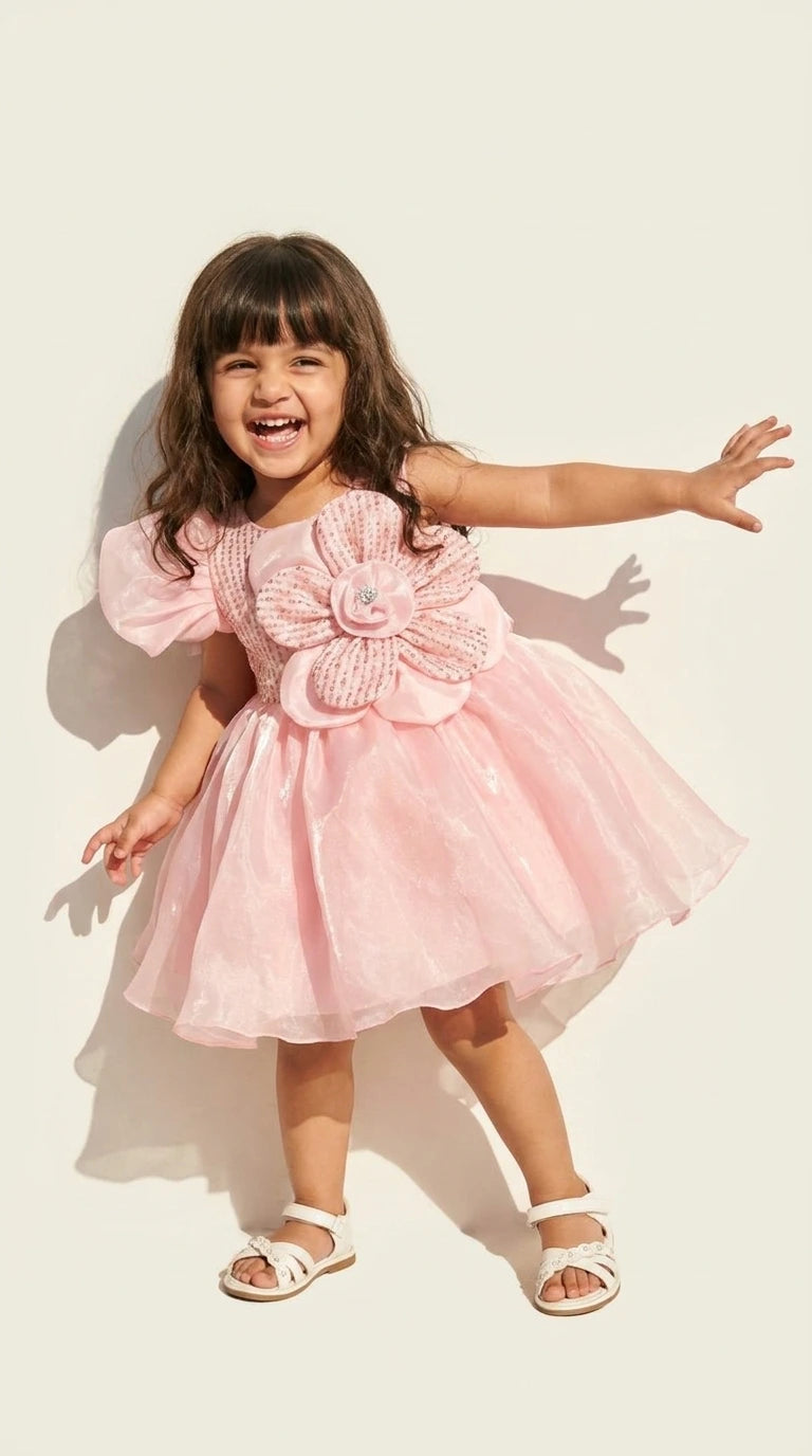 Blush Petal Princess Dress
