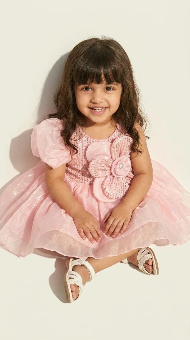Blush Petal Princess Dress