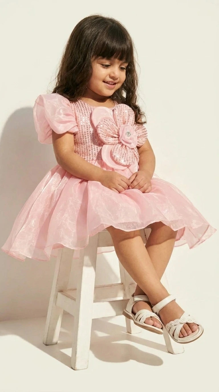 Blush Petal Princess Dress