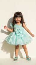 Mint Blossom Party Dress