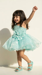 Mint Blossom Party Dress