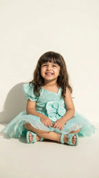 Mint Blossom Party Dress