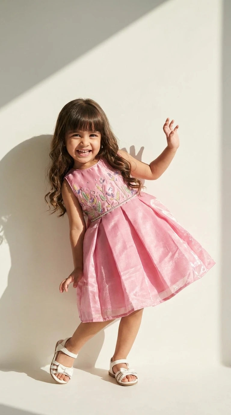 Blush Sparkle Party Dress