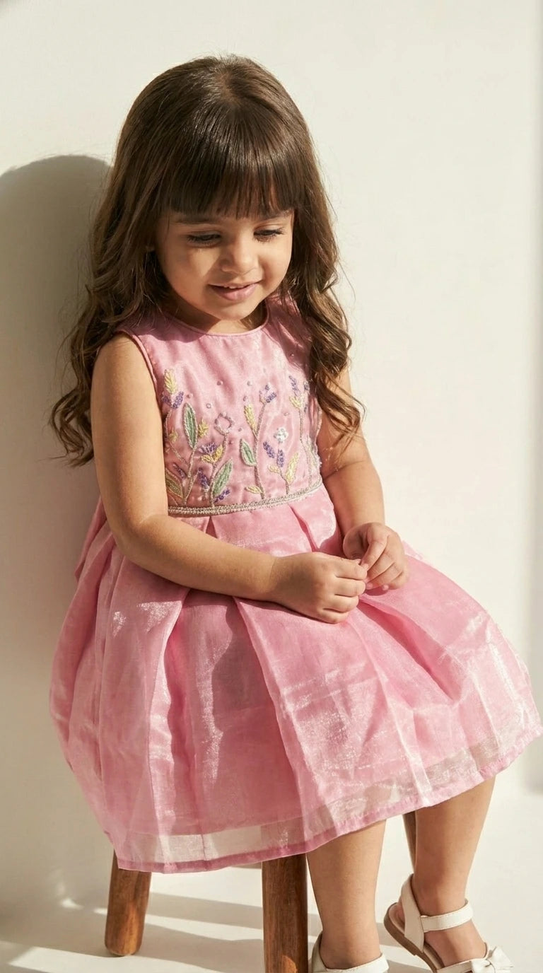 Blush Sparkle Party Dress