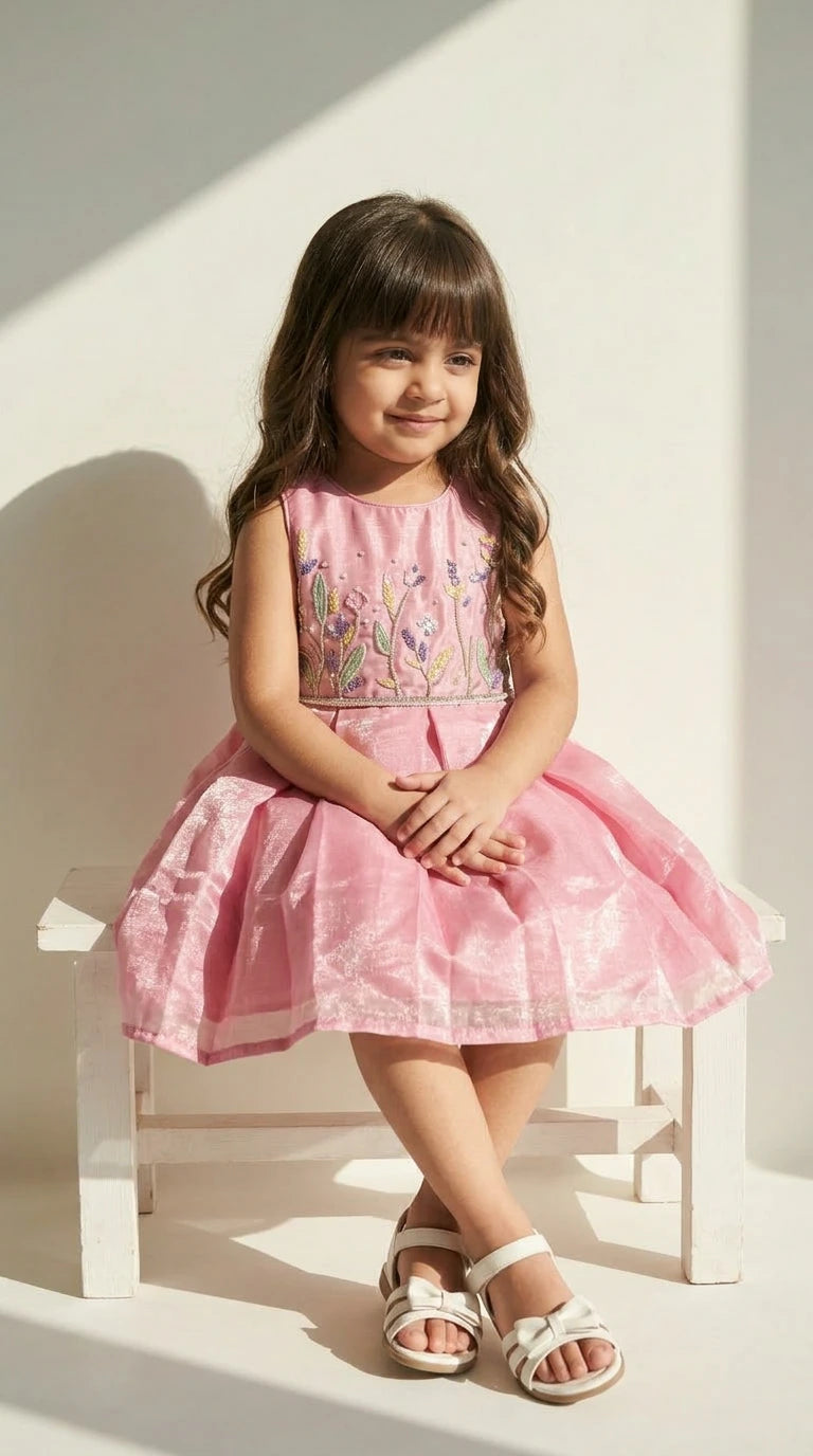 Blush Sparkle Party Dress