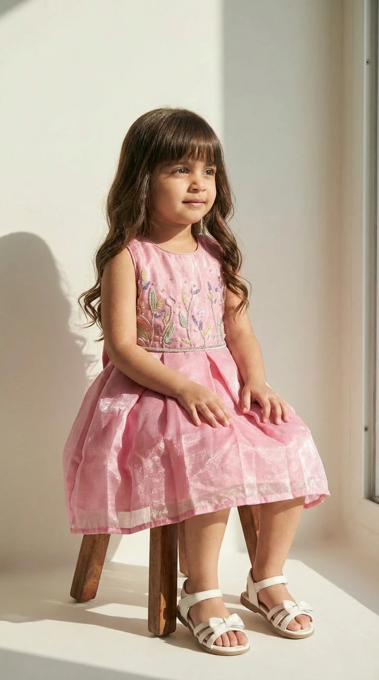 Blush Sparkle Party Dress