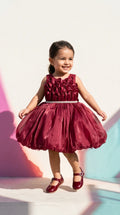 Royal Bloom Bubble Dress