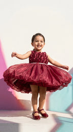 Royal Bloom Bubble Dress
