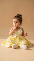 Sunshine Yellow Ruffle Dress