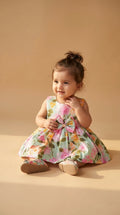 Pastel Floral Print Dress